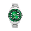 ALBA Mechanical Green Dial with White Metal Strap Watch AL4371X1