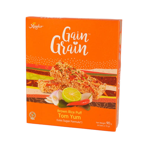 Brown Rice Puff Tom Yum (Less Sugar Formula)