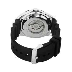 ALBA Mechanical Deep Blue With Silicone Strap Watch AL4493X1