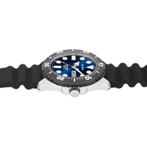 ALBA Mechanical Deep Blue With Silicone Strap Watch AL4493X1