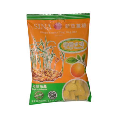 Sina Orange Flavored Ginger Candy