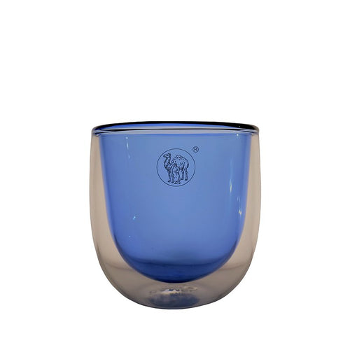 Camel Joy Series Double-Layer Glass Mini Glass Insulation Cup 180ml(Bl