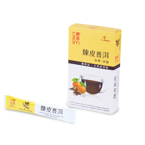 Nong's Dried Tangerine Peel Pu'er Black Tea Instant Drink(6 sachets)