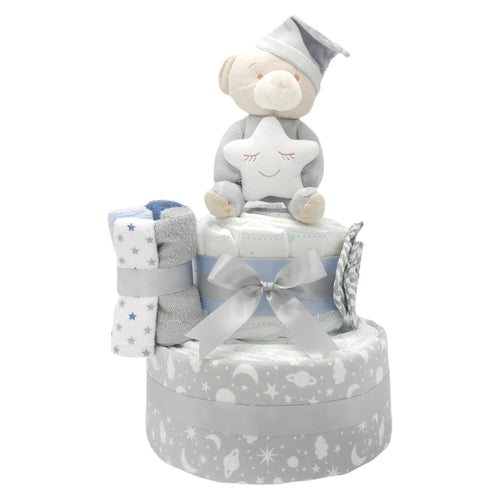 The Gift Baby 2 Tier of Diaper Cake PRD242