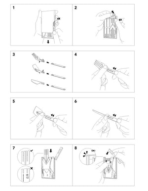 Uphold Pocket-Size Reusable Folding Travel Cutlery