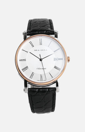 SeaGull 18k Rose Gold Mechanical Men Watch (218.377)