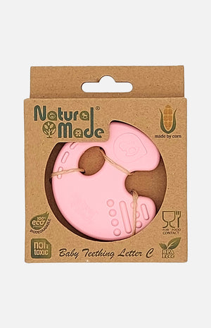 Natural Made - Baby Teething Letter C