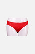 Ladies Low Waist Silk Panties-Red