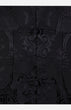 Silk Padded Jacket (Fishes Pattern)-Black