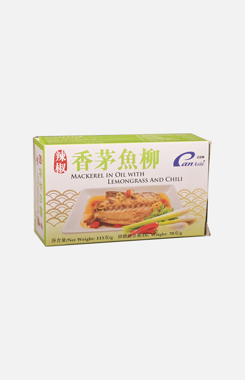 PanAsia Mackerel in Oil with Lemongrass & Chilli (115g)