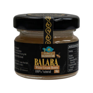 Balara White Cream Honey-100% Organic Kazakhstani Honey(30G)