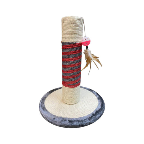 Cat Scratching Post with Plastic Ball 42cm(Dia) x 50cmH