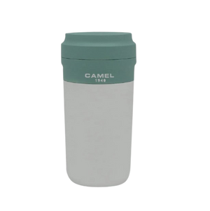 Camel Cuppa28 Glass Vacuum Mug in Plastic Case 280ml(Snow White)