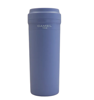 Camel Cuppa35 Glass Vacuum Mug in Plastic Case 350ml(Light Purple)