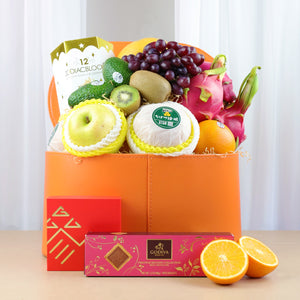 Orange Blossom Mid-Autumn Festival Fruit Hamper(YWMAF236L) H09