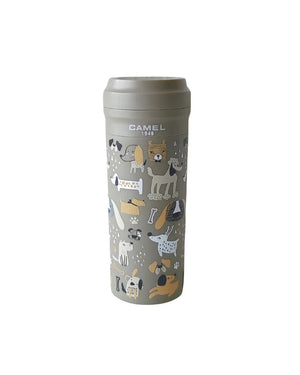 Camel 350ml Glass Bladder Vacuum Insulated Cup(Dog DG)