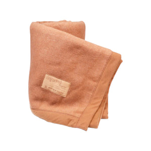 Double Sheep Camel Hair Blend Queen Blanket