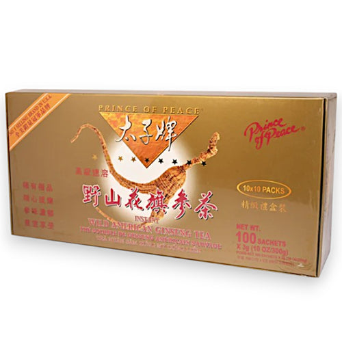 Instant Wild American Ginseng Tea (100 packs)