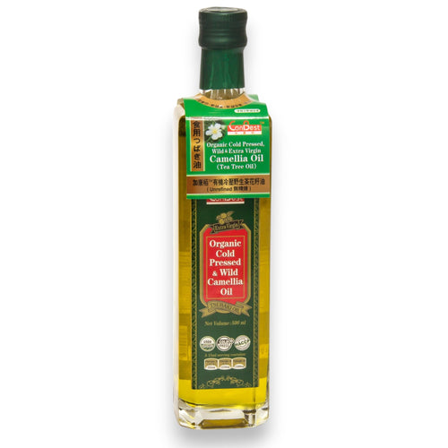 CanBest Organic Cold Pressed & Wild Camellia Oil (Unrefined) (500ML)