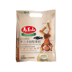 Greenmax Black Soybean & Multi Grains Nuts Cereal(30g × 12pcs)