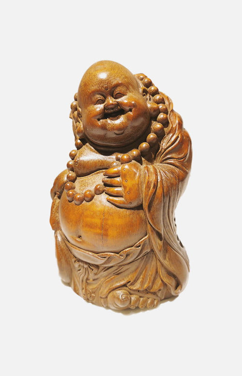 Bamboo carving buddha