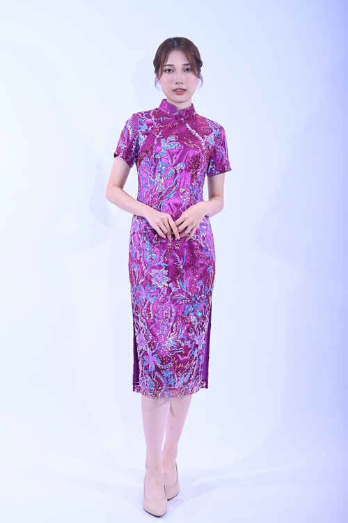 Line & Curve Ladies Lace Qi Pao YL1172-3