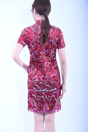 Line & Curve Ladies Lace Qi Pao YL1171-2