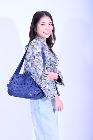 YUE HWA X BLIND by JW Chinese Knot Laserut Handbag Pink