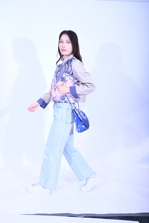YUE HWA X BLIND by JW YuePOSEasy Women's Jacket Blue