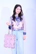 YUE HWA X BLIND by JW Chinese Knot Laserut Totebag Pink