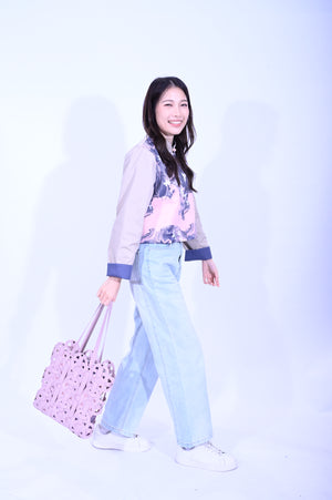YUE HWA X BLIND by JW Chinese Knot Laserut Totebag Pink