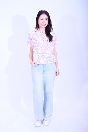 Line & Curve Ladies Cotton Short Sleeves TopYL236F-9