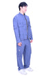 CYPHERHOOD Chinese Military Pants Steel Blue
