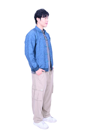 CYPHERHOOD Chinese Military Pants Light Khaki