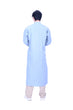 Mandarin Square Men's Linen Cheongsam-GREY