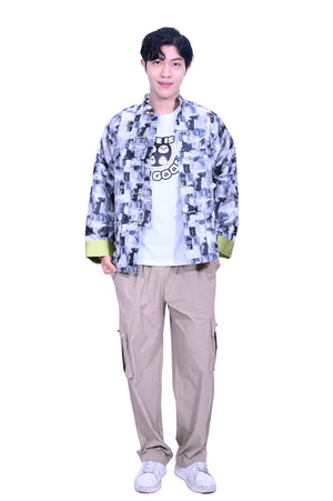 Line & Curve Men's Tang Jacket Grey