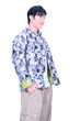 Line & Curve Men's Tang Jacket Grey