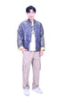 Line & Curve Men's Cotton Jersey Tang Jacket Royal Blue