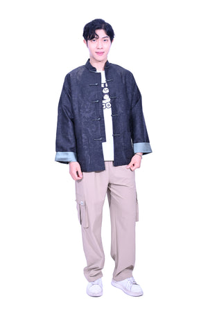 Line & Curve Men's Tang Jacket Charcoal