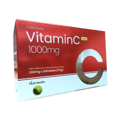 Multi-Biolife Vitamin C 1000mg(200 Tablets)