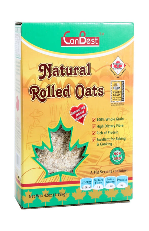 CanBest Organic Rolled Oats (500G)