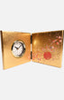 Japan Yamato Gold Leaf Crafts Table Clock (M16419-0)