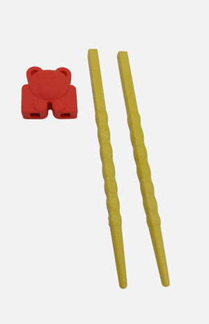 Natural Made - Baby Chopsticks (with Learning Bear Helper)