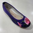 Golden Step Ladies Embroidered Shoes (Purple)