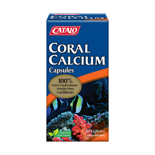 CATALO 100% Pure Coral Calcium 60 Capsules