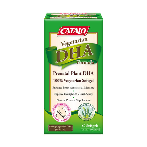 CATALO Vegetarian DHA Formula 60 Softgels