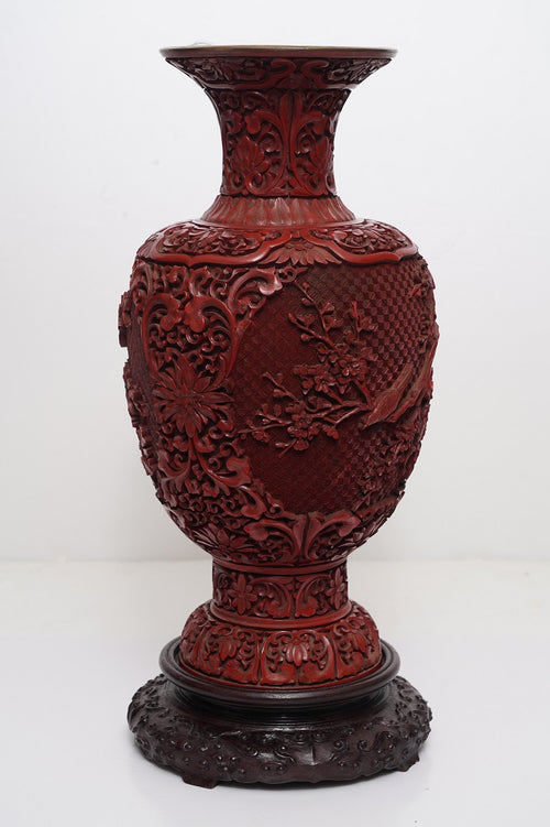 Lacqure Vase(Without Wooden Stand)
