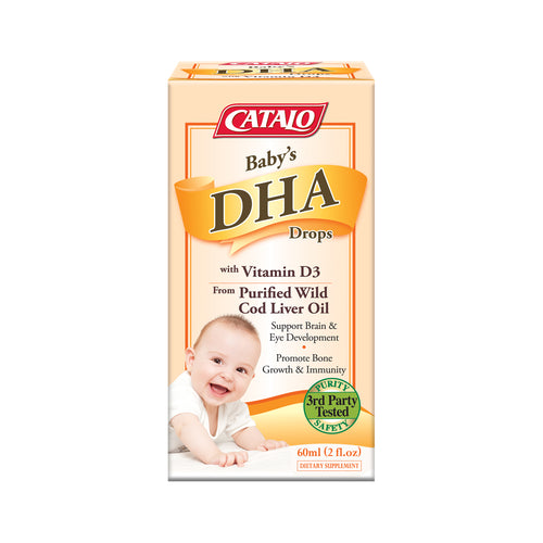 CATALO Baby's DHA Drops with Vitamin D3 60ml