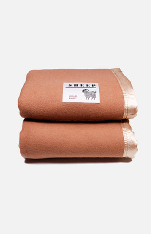 Sheep Wool Blended Double Blanket (70*90