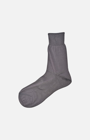 Italian Fine Yarn Socks (Dark Grey)